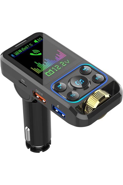 Generic MAKINGTEC Bluetooth 5.3 FM Transmitter for Car, Colorful Large Screen...