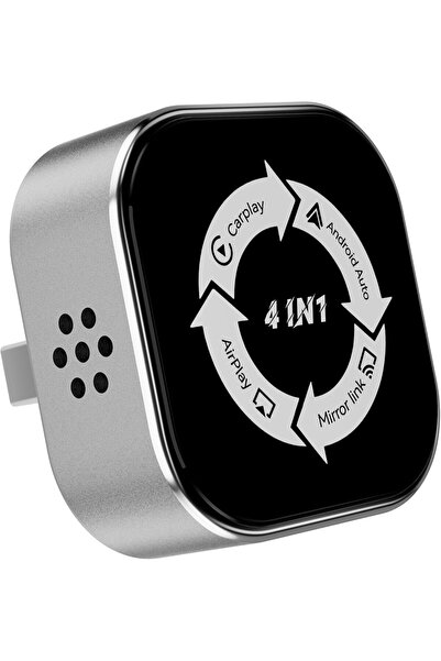 Generic محول NAVIX اللاسلكي 4 في 1 لـ CarPlay و Android Auto | يدعم Mirror Li...