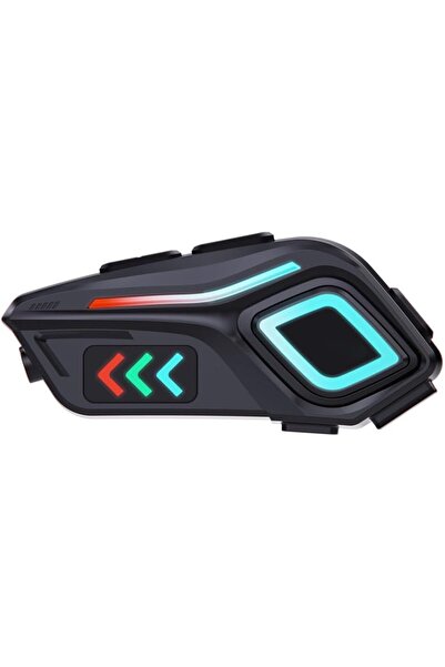 Generic Motorcycle Helmet Headset with LED Ambient Lights, Wireless BT 5.4 He...