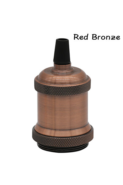 Choice7 مصباح معلق عتيق الطراز من البرونز الأحمر، طراز إديسون، بقاعدة لولبية ...