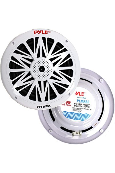 Generic مكبرات صوت بحرية مزدوجة من بايل مقاس 8 بوصات، إطار خارجي 10 بوصات، مق...