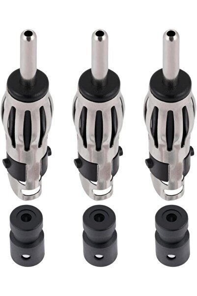 Generic موصلات نحاسية ثلاثية القطع من نوع Vecys، موصلات DIN ذكرية لراديو السي...