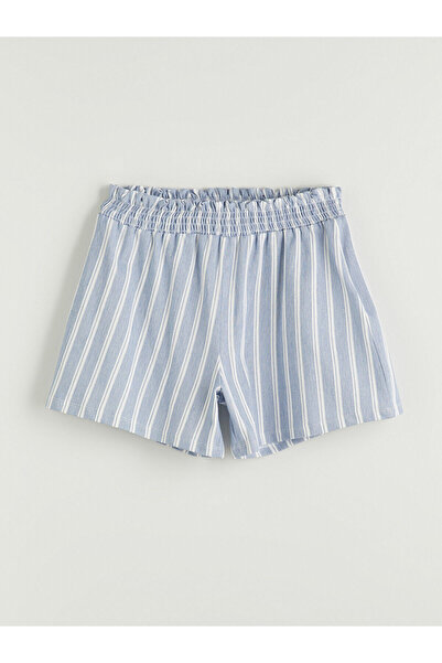 LC Waikiki Özmarka Nova sezona Prugasto Ženske šortseve sa elastičnim strukom