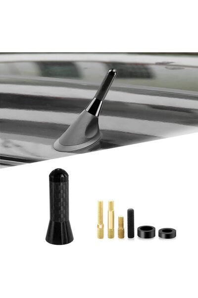 Generic هوائي سيارة قصير من إيليفانت بوت®، هوائي سيارة مزخرف، 1.37 بوصة، هوائ...