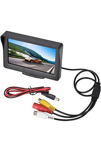 Generic شاشة عرض للسيارة، شاشة LCD ملونة مقاس 4.3 بوصة، إضافة نافذة يحافظ على...