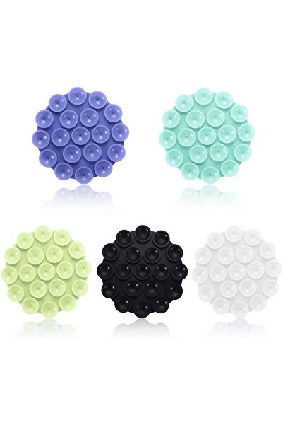 Generic Azonee 5 PCS Suction Phone Case Adhesive Silicone Suction Cup Phone H...