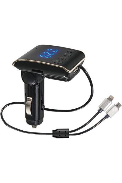 Generic Datazone Wireless Bluetooth Car Fm Transmitter With 2 In1 Cable Charg...