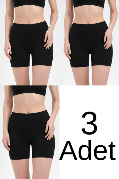 Mifella 3-Pack Advantage Pack Non-Marking Waist Elastic Laser Cut Shorts for ...