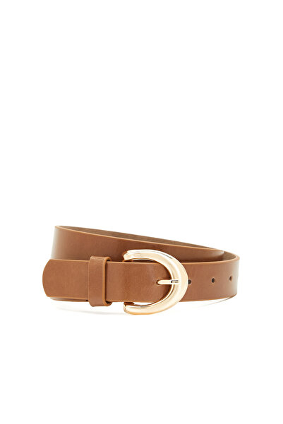 Network Camel Kadın Deri Kemer