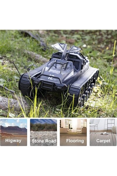 Cici Oyuncak Crawler High Speed Tank Off-Road 4WD RC Car Uzaktan Kumandalı As...