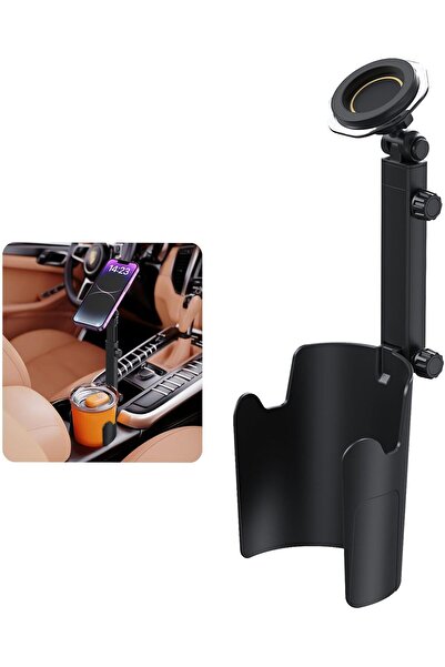 Generic حامل مغناطيسي للأكواب وحامل للهاتف في السيارة، متوافق مع Mag-Safe، قا...