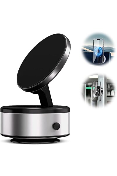 Generic 360° Adjustable Electric Vacuum Magnetic Suction Cup Phone Mount, Han...