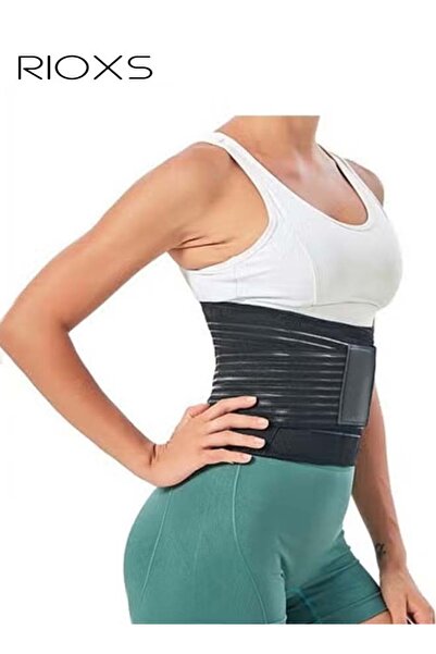 RIOXS Unisex Waist Trimmers, Sweat-Inducing Waist Cincher for Women Postpartu...
