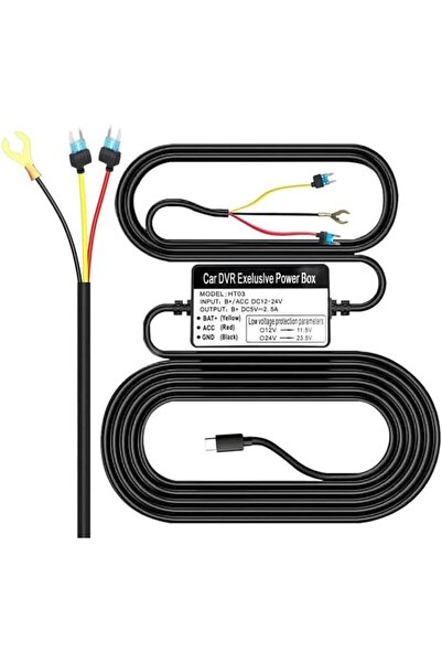 Generic طقم توصيل AZDOME HT03، منفذ Type-C، كابل بطول 12 قدمًا مع مصهر، شاشة ...