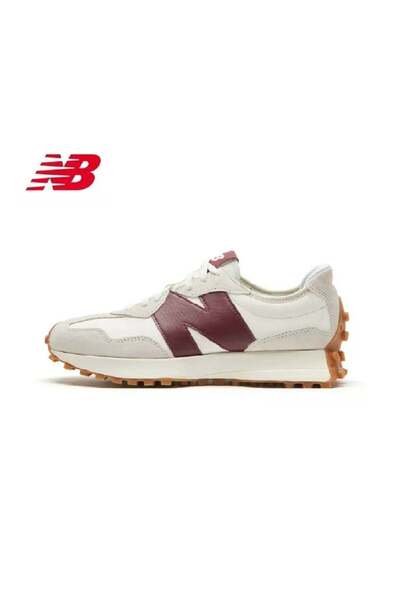 New Balance 327 casual Colorblock Sneakers Gray/Beige/Burgundy