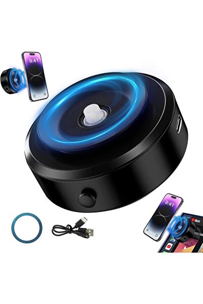 Generic حامل هاتف مغناطيسي يعمل بالشفط الكهربائي، حامل مزدوج الجوانب بتقنية ا...