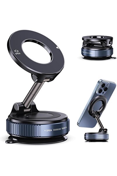 Generic Vacuum Magnetic Phone Holder Stand, for Magsafe Suction Cup Phone Mou...