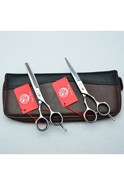 Choice5 Set 55YY Hair Scissors 5.5'' Purple Dragon Japan Stainless Hairdressi...