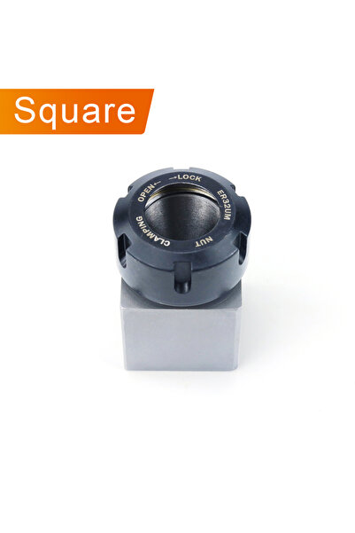 Choice3 حامل ظرف زنبركي من الفولاذ الصلب الأسود، من النوع المربع ER32، ER25، ...