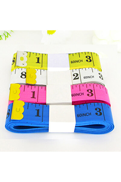 Choice13 4 قطع من شريط قياس الخياطة المرن WYPB (4/2 قطعة) بطول 60 بوصة/150 سم...