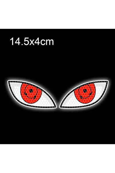 Choice3 ملصقات عيون الشيطان للسيارات والدراجات النارية، ملصقات لتزيين الخوذة ...