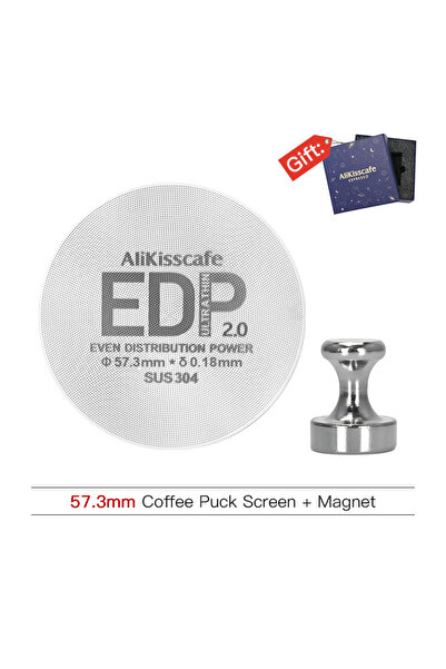 Choice18 57.3mm With Magent Alikisscafe Espresso Puck Screen Filter 51mm 53.5...
