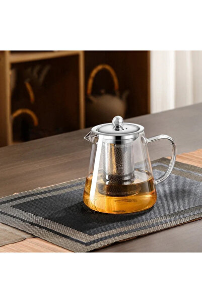 choice2 إبريق شاي زجاجي مقاوم للحرارة عالي الجودة من زجاج البوروسيليكات بسعة ...