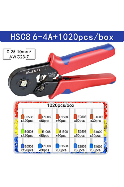 Choice5 أداة تجعيد الحلقات HSC8 6-4A 1020H، كماشة تجعيد كهربائية HSC8 6-4/6-6...