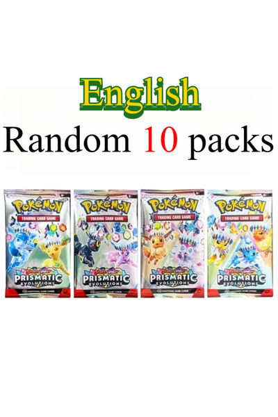 Choice11 مجموعة بطاقات بوكيمون الإنجليزية (10 عبوات) - عبوتان من 10 بطاقات بو...