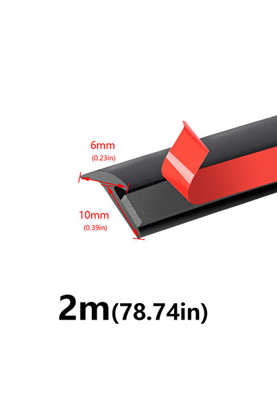 Choice6 شريط مانع للتسرب بطول 2 متر، شريط صغير مائل على شكل حرف T، شريط مانع ...