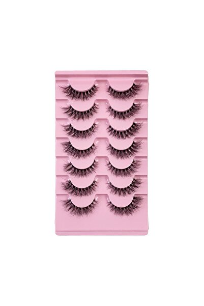 Choice6 F 7/10 أزواج من الرموش الصناعية الطبيعية الكثيفة، رموش D Curl، رموش ع...