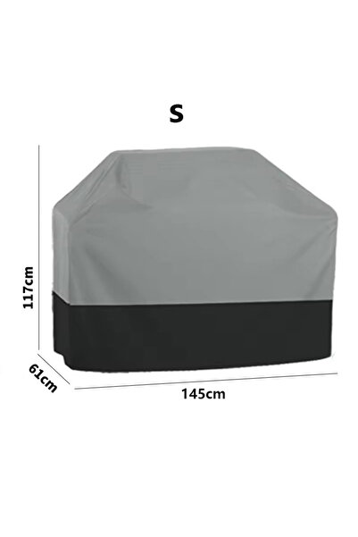 Choice10 grey 61x117x145cm 210T Oxford cloth outdoor barbecue cover, waterpro...