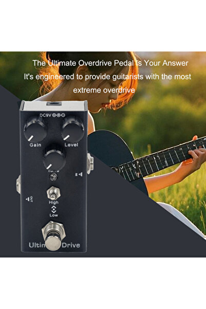Choice8 02- دواسة جيتار كهربائي Ultimate Drive، إصدار كلاسيكي من Overdrive/Di...