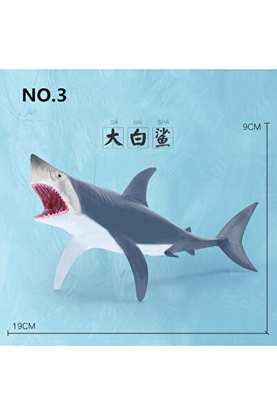 Choice1 مجموعة أسماك القرش بـ 12 نمطًا، نماذج محاكاة للحياة البحرية، بما في ذ...