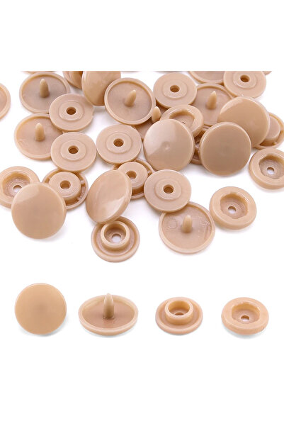 Choice26 أزرار كبس كاكي، 50 مجموعة، أزرار بالجملة، أزرار كبس بلاستيكية T5 للم...