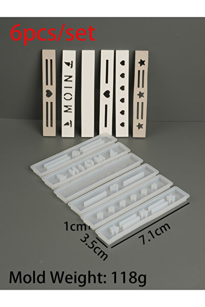 Choice3 قالب سيليكون ثلاثي الأبعاد لمقعد حديقة، 6 قطع، لتركيب أرجل الكراسي وا...