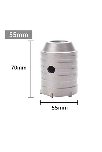 Choice29 قطعة واحدة، 55 مم، مقاس 30-150 مم، رأس حفر لثقب جدار خرساني، منشار ث...
