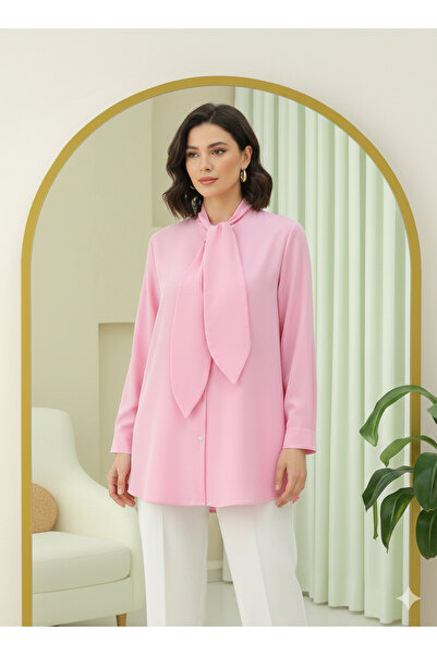 bellura Buttoned shirt with tie collar