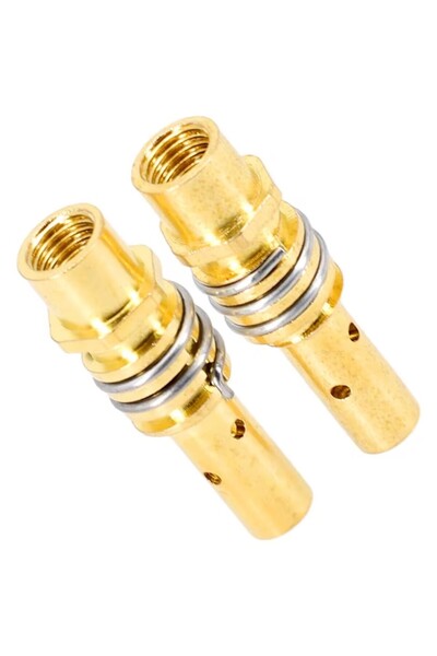 Choice18 حامل فوهات عدد 2 (5 قطع/مجموعة)، فوهات لحام MIG من Cumables، فوهات ط...