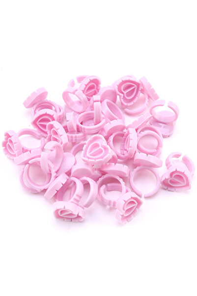 Choice1 50 قطعة من غراء الرموش الوردي الجديد للاستخدام مرة واحدة، عبوة بالجمل...