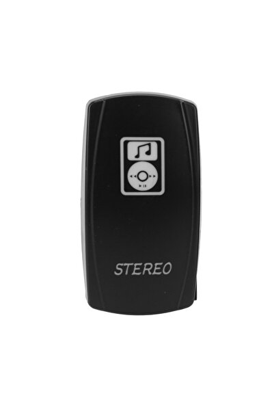 Choice1 مفتاح تشغيل/إيقاف ستيريو، مزود بمؤشر LED أزرق، أحادي القطب أحادي الرم...