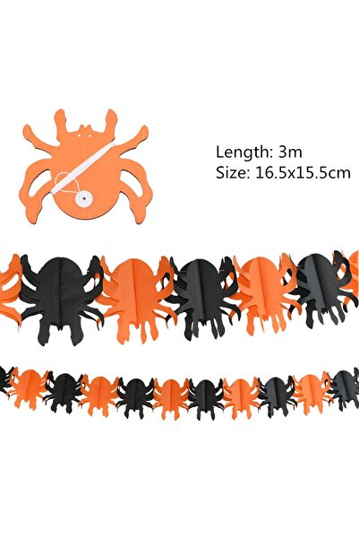 Choice7 قطعة واحدة من C زينة مشهد مهرجان زهور الهالوين الشبحية علم سحب رأس ال...