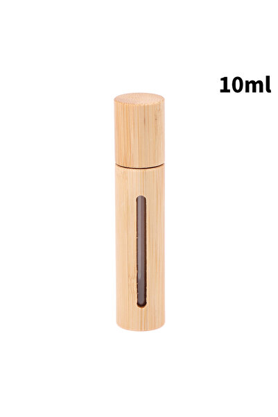 Choice1 زجاجة رول أون من بامبو سعة 10 مل، زجاجة رول خشبية سعة 3/5/10 مل، ملمع...