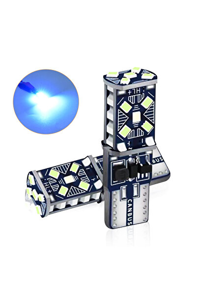 Choice3 قطعتان من مصابيح LED T10 فائقة القوة باللون الأزرق الكريستالي، 2016، ...