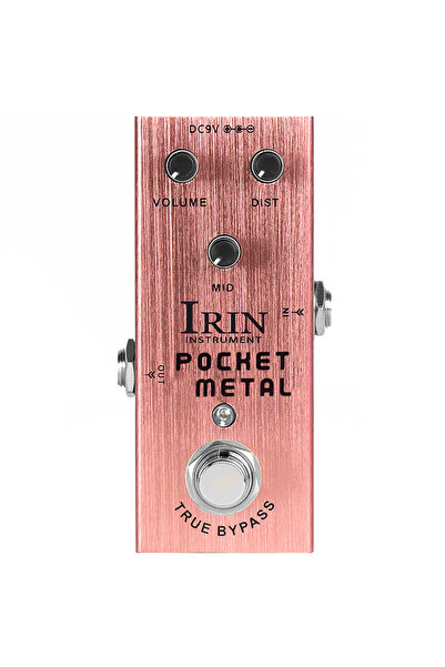 Choice9 Pocket Metal IRIN Electric Guitar Effects Pedal Vintage Overdrive/Cru...