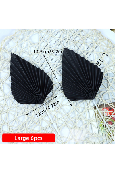 Choice3 Large B 6pcs 6pcs Palm Spear Cake Topper Happy Birthday Palm Leaf Dec...
