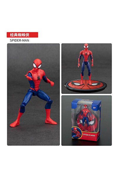 Choice لعبة مجسم سبايدر مان الأصلي ZD مقاس 4 بوصات، الرجل الحديدي، سكارليت سب...