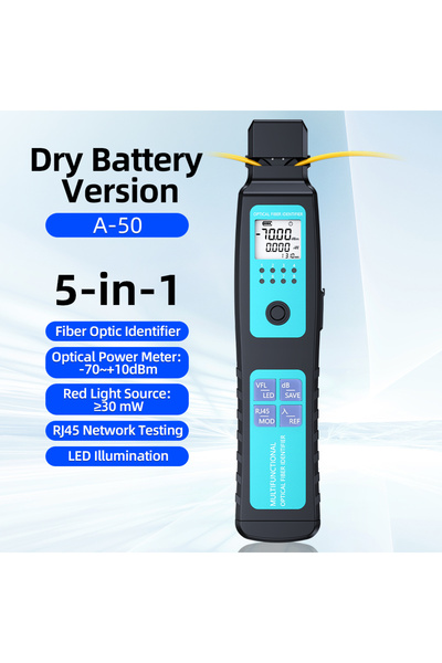 Choice3 جهاز كشف واختبار كابلات الألياف الضوئية النشط SAIVXIAN A-50، يعمل ببط...