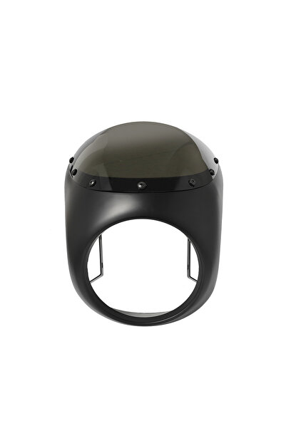 Choice12 عدسة دخانية سوداء غير لامعة، مصباح أمامي للدراجات النارية، زجاج أمام...