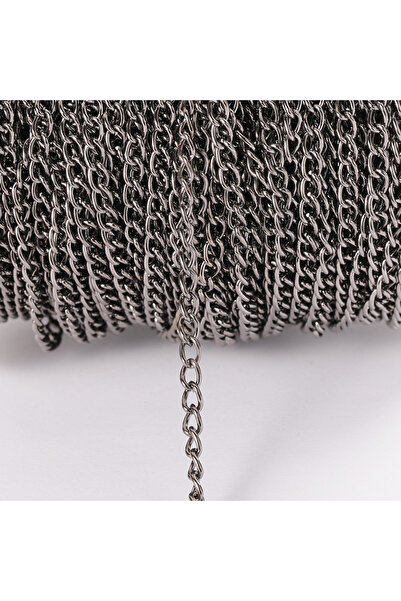 Choice13 4.5MM Gunblack 2 Meter Flat 2.5/3.5/4.5mm Extension Thin Chain Metal...